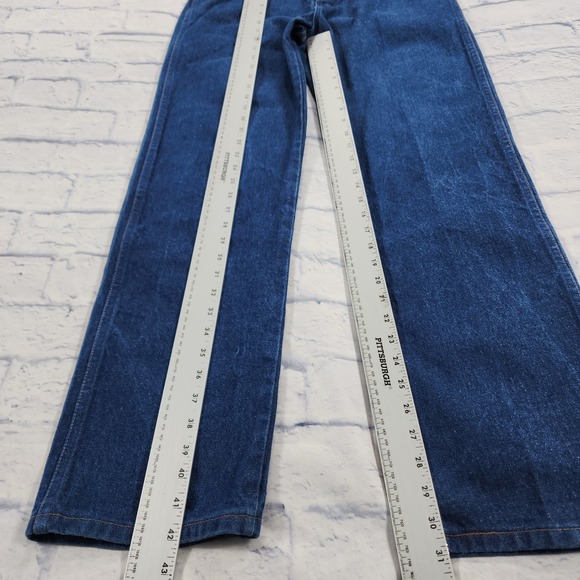 Wrangler 13MWZ Jeans MENS SIZE 33X32 Cowboy Rodeo Cut Blue Denim VINTAGE USA - Picture 2 of 10